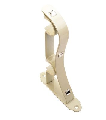 Suporte de alumínio de Rod Double Holder Wall Curtain da cortina da montagem do teto da barra de Polo para a tubulação da cortina