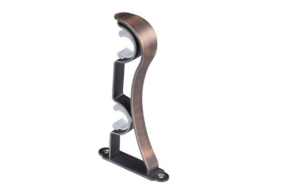 Cortina em forma de u Rod Fixed Curtain Rod Bracket do preço baixo 25mm