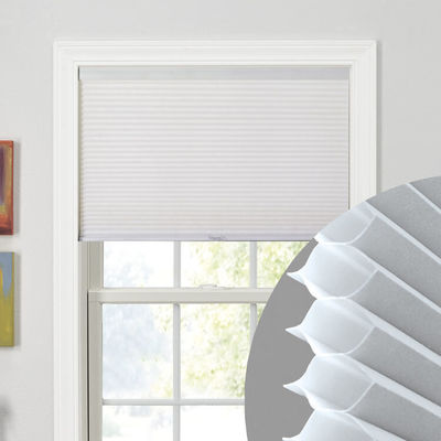 O dobro sem corda plissou o estilo inteligente do favo de mel da noite do dia das cortinas de janela