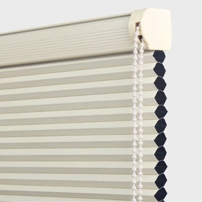O dobro sem corda plissou o estilo inteligente do favo de mel da noite do dia das cortinas de janela