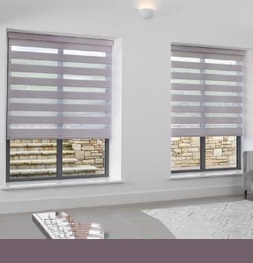 Máscaras cegas da zebra moderna da tela, escurecimento das cortinas da zebra para interno