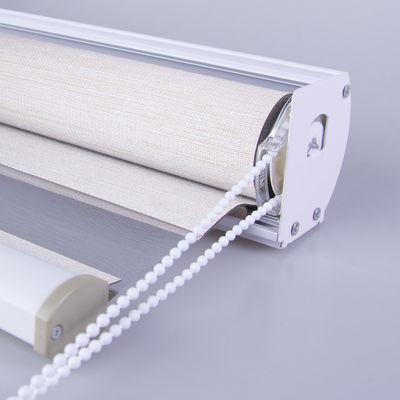 Máscaras duplas da zebra decorativa, cortina de janela horizontal da zebra