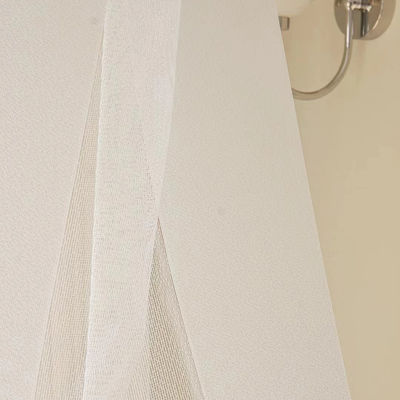 Material moderno vertical do poliéster do estilo das cortinas de janela do PVC do escurecimento manual