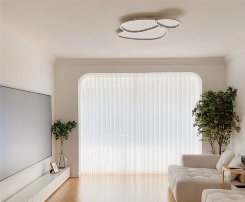 O vertical elétrico da janela cega o estilo luxuoso de Morden do teste padrão horizontal