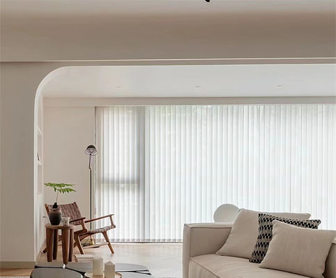 O vertical elétrico da janela cega o estilo luxuoso de Morden do teste padrão horizontal