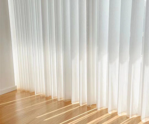 Cortinas verticais brancas do PVC do estilo moderno para Windows respirável