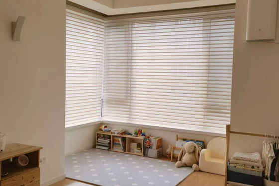 Duas do fio de Shangri do La camadas de estilo elegante transparente das cortinas para o quarto