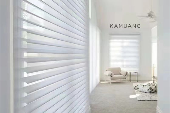 Dobradura elétrica esperta da ondinha das cortinas do La de Shangri para a sala de visitas