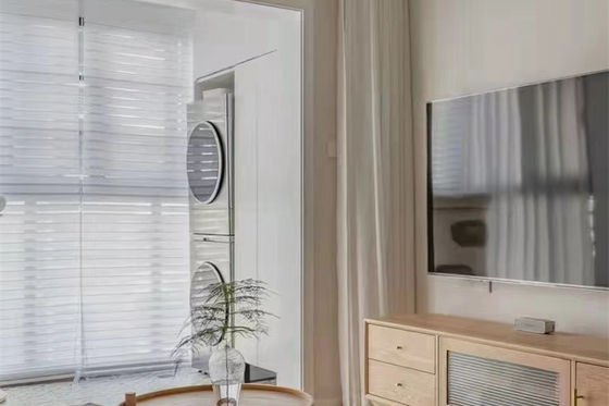 Cortinas elegantes românticas do La de Shangri, cortinas de janela respiráveis do quarto