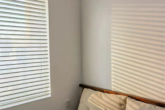 Cortinas de janela completas dobro da zebra motorizadas para o hotel do café do escritório