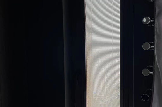 Cortinas de janela completas dobro da zebra motorizadas para o hotel do café do escritório