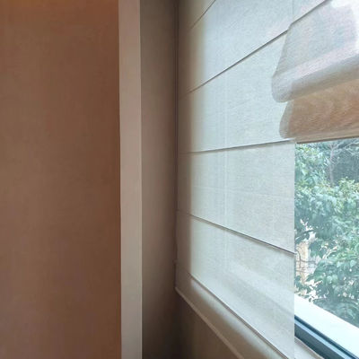 Quarto elétrico de Roman Shades For Living Room do teste padrão horizontal
