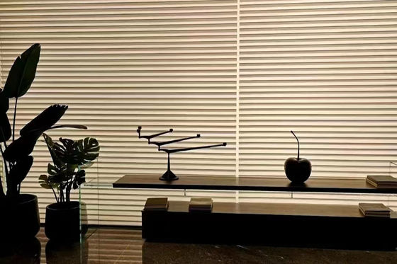 Cortinas de janela inteligentes do manual de Dimmable La de Shangri do fio de duas camadas para o quarto