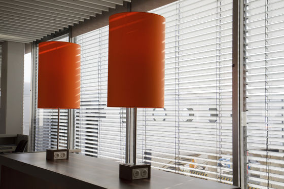 Cortinas removíveis horizontais sem corda personalizadas para Windows francês
