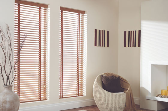 Cortinas removíveis horizontais sem corda personalizadas para Windows francês