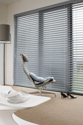 Cortinas horizontais elétricas de furo da sala de visitas do hardware da configuração de luxe