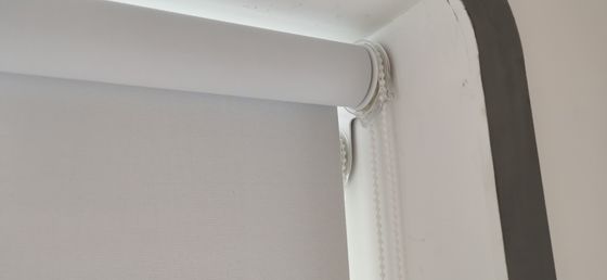 Tela 5% Rate Fabric Roller Shutter Window aberto da luz solar para o controle de manual do balcão