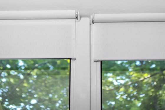 Resistente de umidade semi cego ordinário das cortinas de janela do rolo da tela