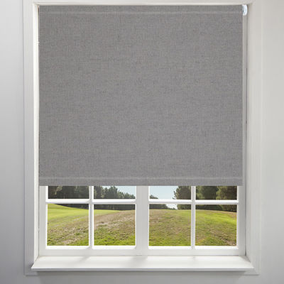 Grey Polyester Fabric Roller Blinds 100% para a taxa aberta da sala de visitas 85%