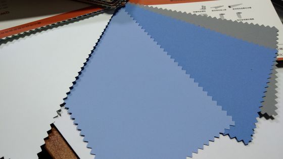 100% Rate Manual Roller Shutter Multicolor aberto revestiu a luz - azul