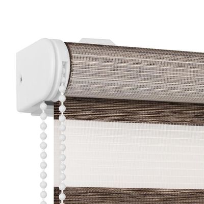 Cortinas de rolo da zebra do banheiro nenhumas do perfurador do banheiro do toalete da cozinha do escurecimento da tração cortinas impermeáveis para baixo