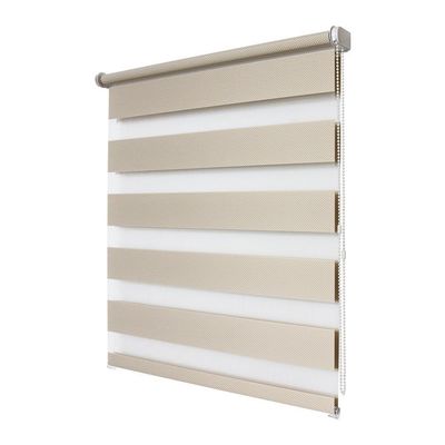 As cortinas de rolo semi transparentes a mão da cozinha que do banheiro puxou grânulos puxam o rolo do cabo acima das cortinas