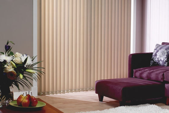 o vidro vertical da janela francesa do balcão da proteção solar do para-sol das cortinas das cortinas do escritório de 240cm divide a proteção vertical da tira