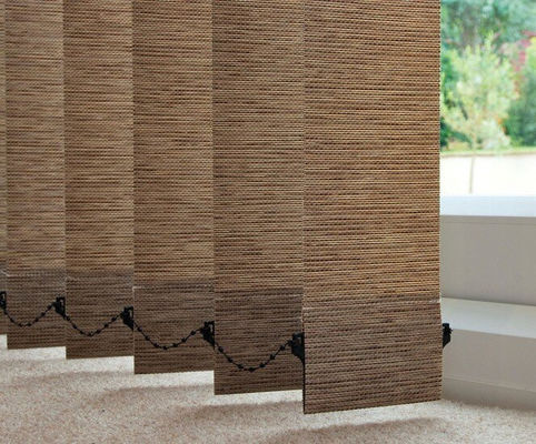 Cortinas quietas do vento da indústria da tela do jacquard que protegem semi a abertura dobro