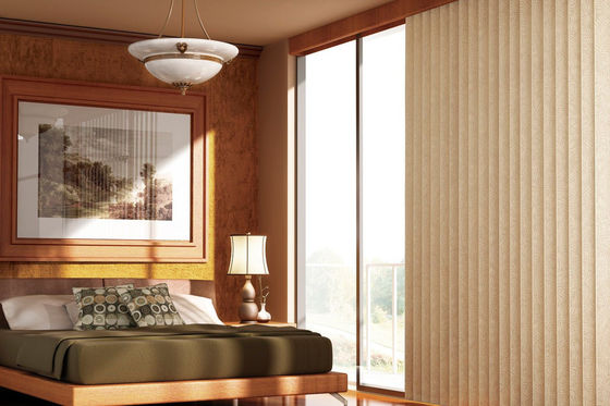 Cortinas quietas do vento da indústria da tela do jacquard que protegem semi a abertura dobro
