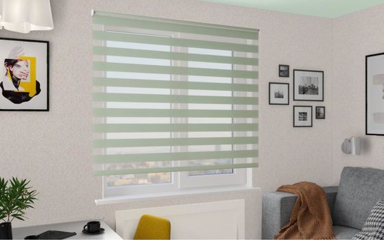 Cortina de gaze suave de cor única e respirável sem perfurar para banheiro